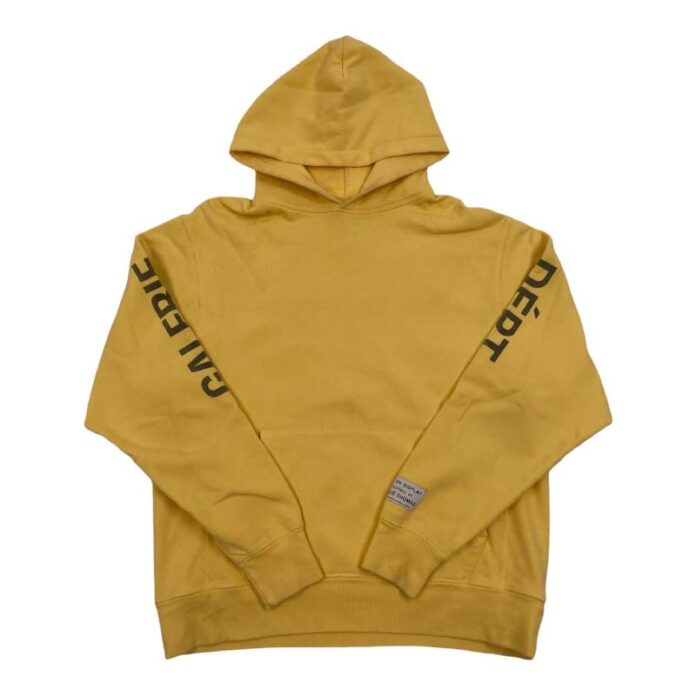 Gallery-Dept-Arm-Logo-Hooded-Sweatshirt-Yellow